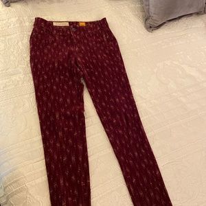 Anthropology Pilcro and the Letterpress pants